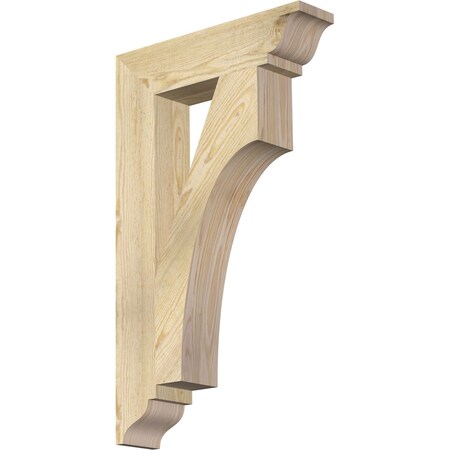 Ekena Millwork Westlake Traditional Rough Sawn Bracket, Douglas Fir, 4"W x 18"D x 30"H BKT04X18X30WTL01RDF